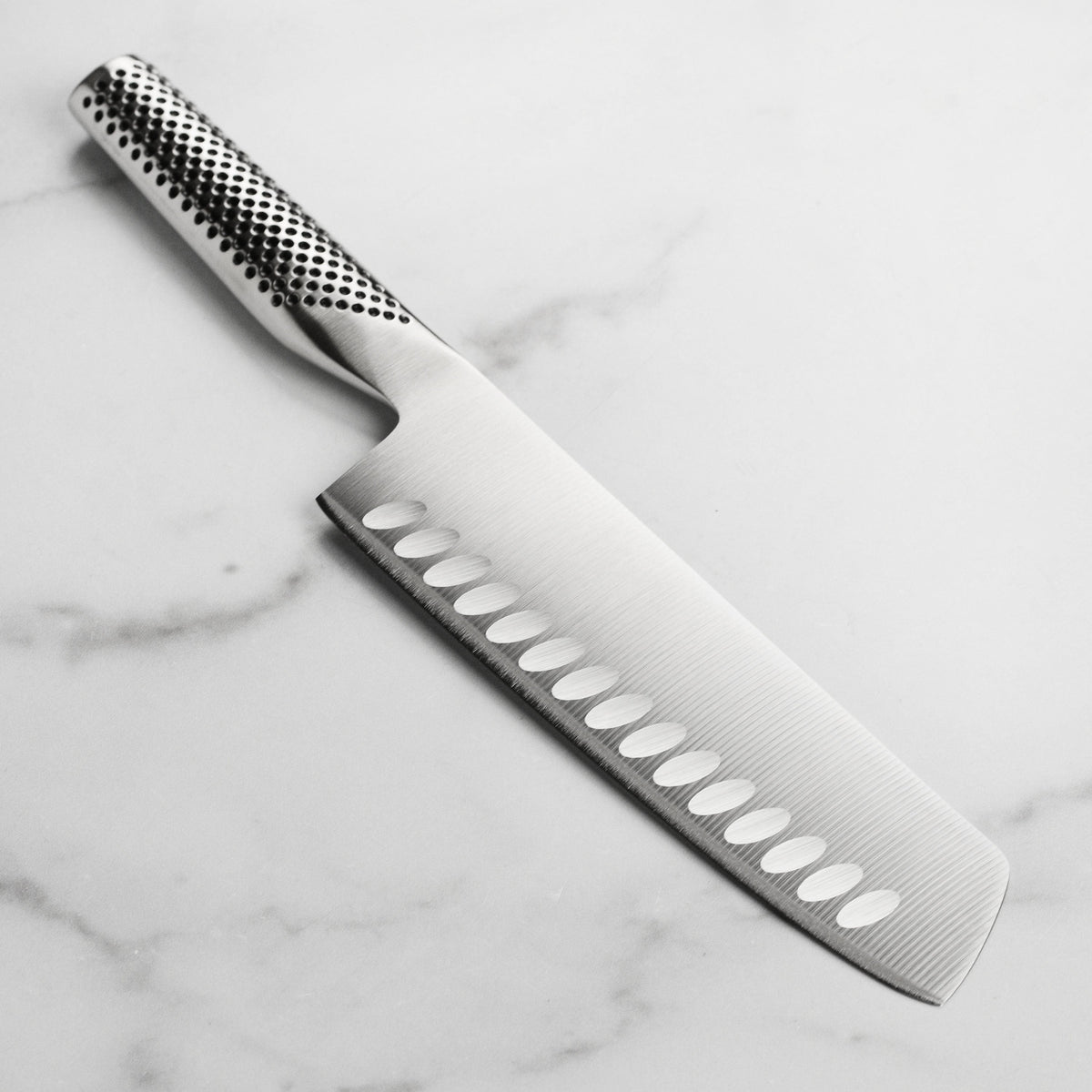 Global 7" Hollow Edge Nakiri Knife