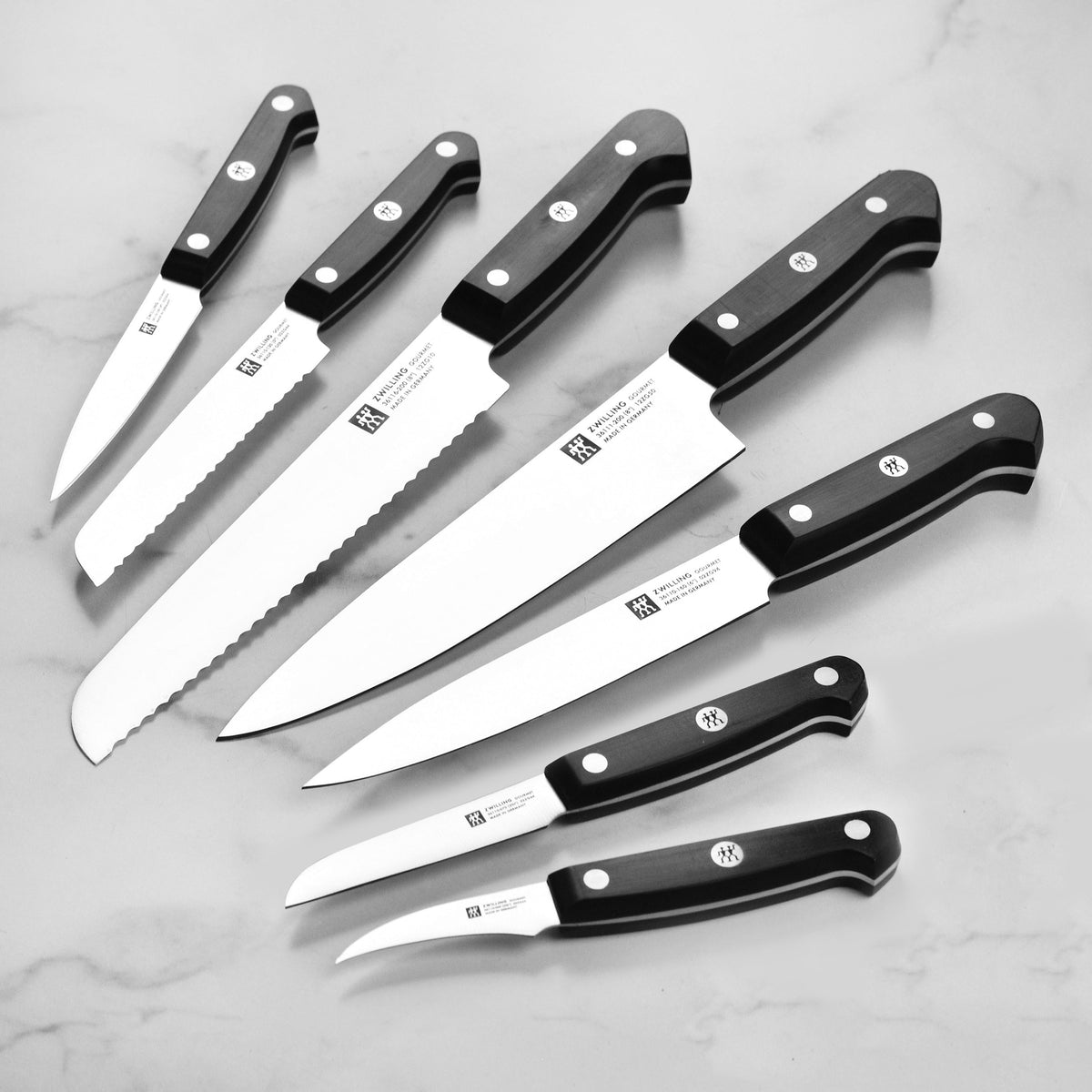 Zwilling Gourmet 17 Piece Acacia Knife Block Set