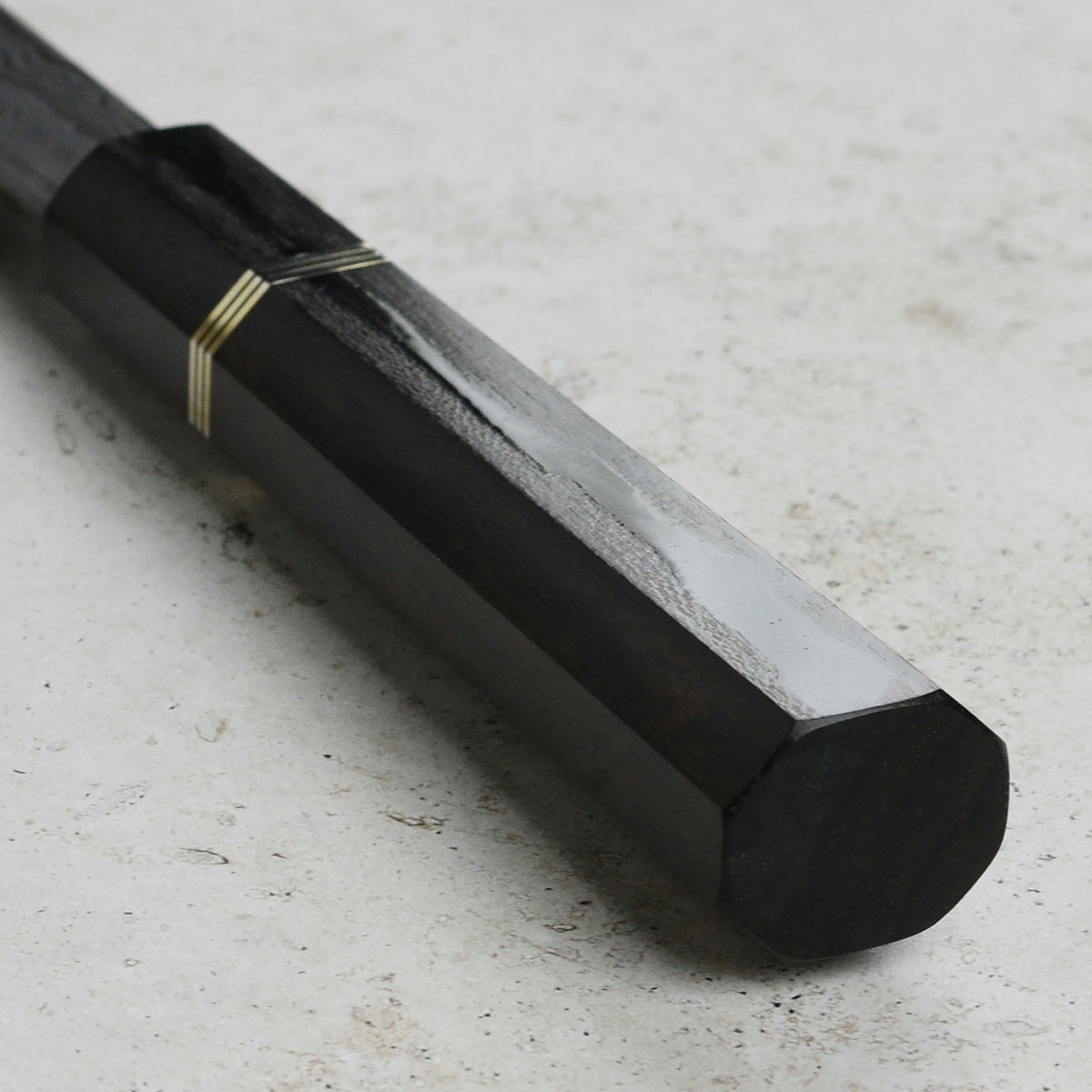 Shoichi Hashimoto Tatsuse Aogami #2 + Shirogami #2 Coreless Damascus 9.4" Gyuto