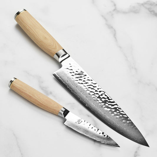 Shun Premier Blonde Chef's & Paring Knife Set
