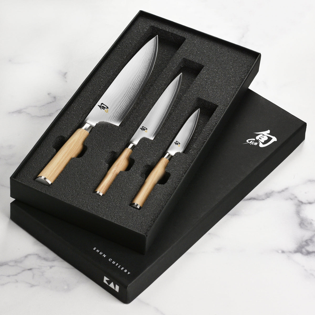 Shun Classic Blonde 3 Piece Knife Set