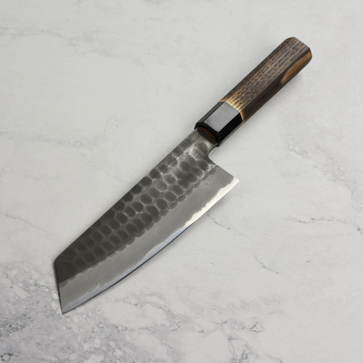 Hinoura Shirogami #2 Kurouchi Tsuchime 7" Bunka