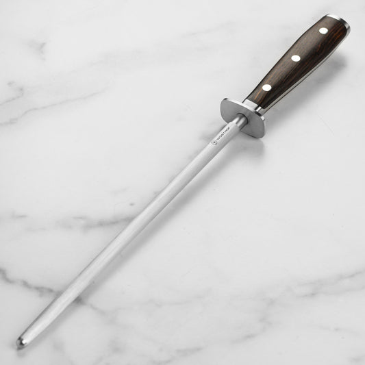 Wusthof Ikon Blackwood 10" Honing Steel