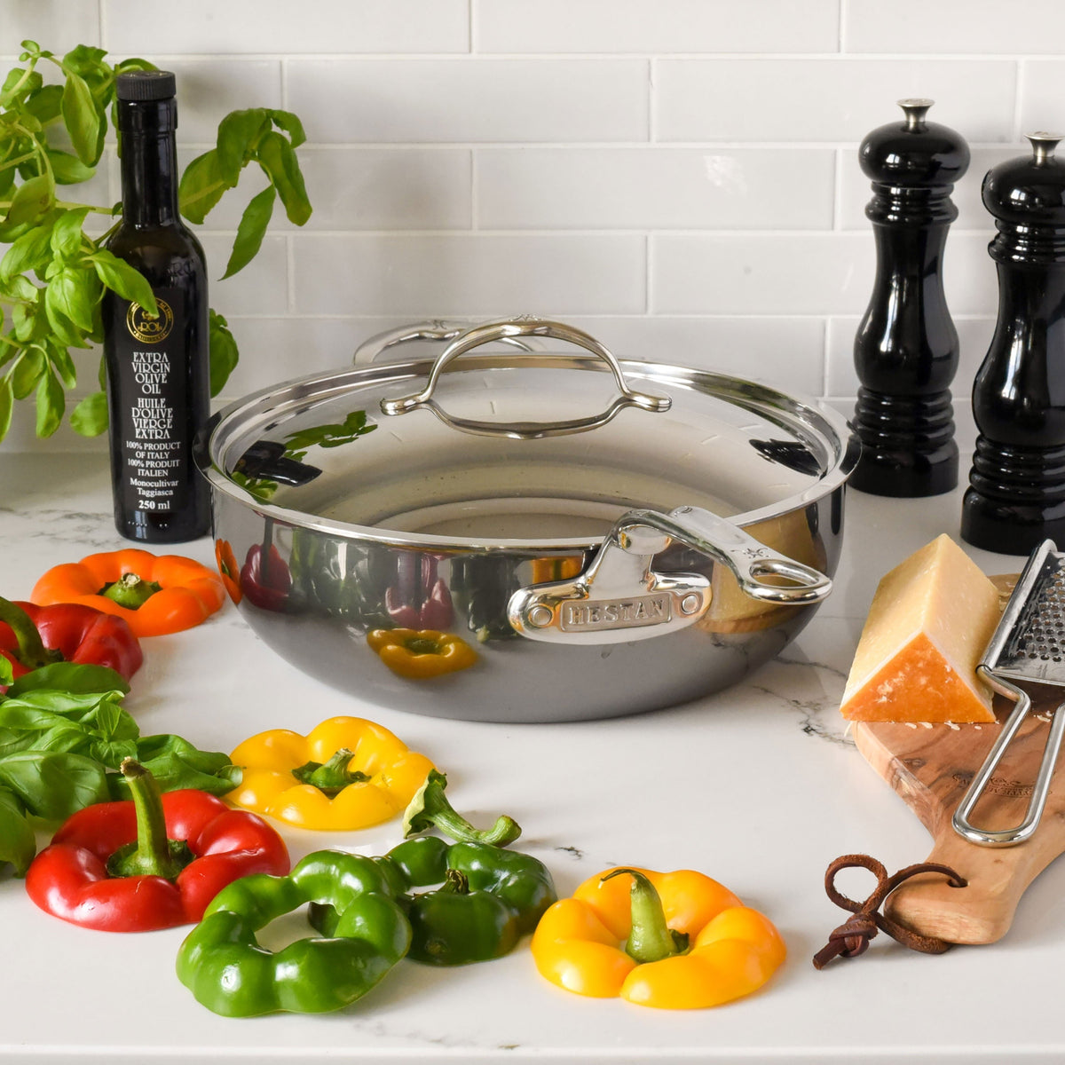 Hestan NanoBond 3.5-quart Titanium Stainless Steel Essential Pan
