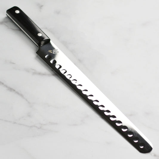 Shun Classic 12" Hollow Edge Brisket Knife with Saya