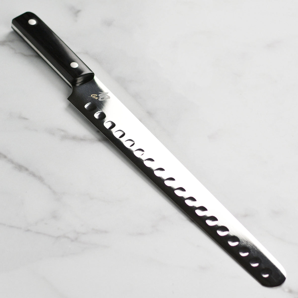 Shun Classic 12" Hollow Edge Brisket Knife with Saya