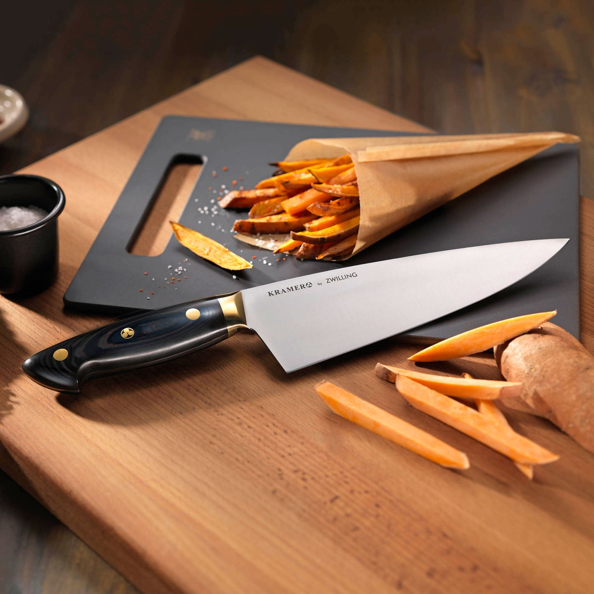 Kramer Carbon 2.0 7 Piece Magnetic Easel Knife Block Set