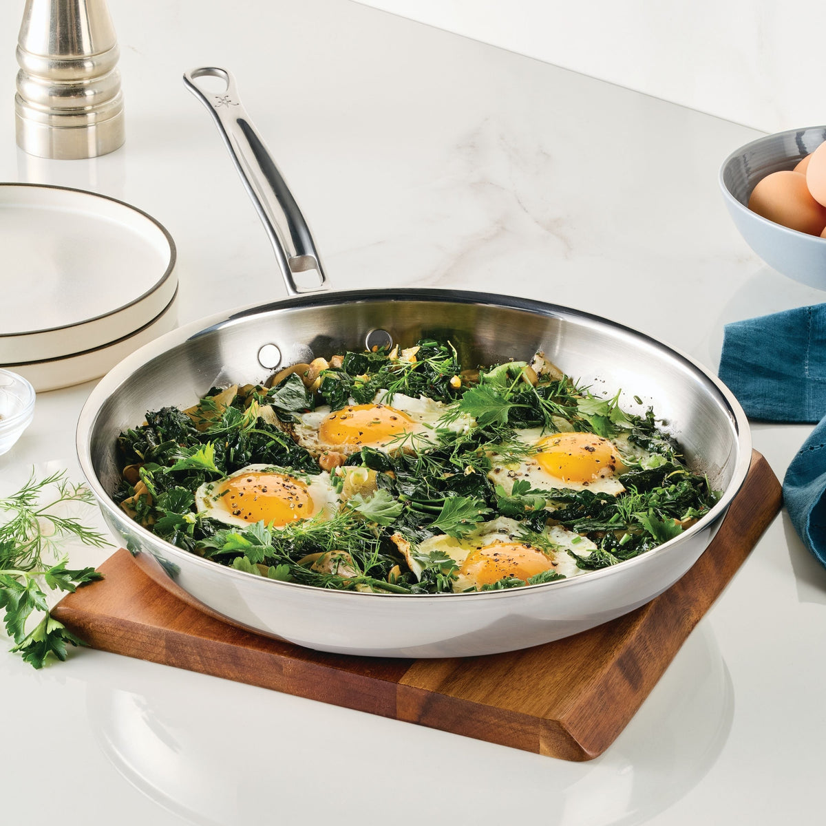Hestan ProBond Luxe 10 Piece Stainless Steel Cookware Set