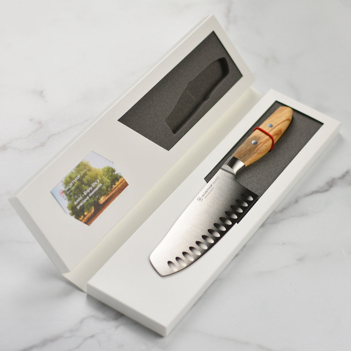 Wusthof Amici 7" Hollow Edge Santoku Knife