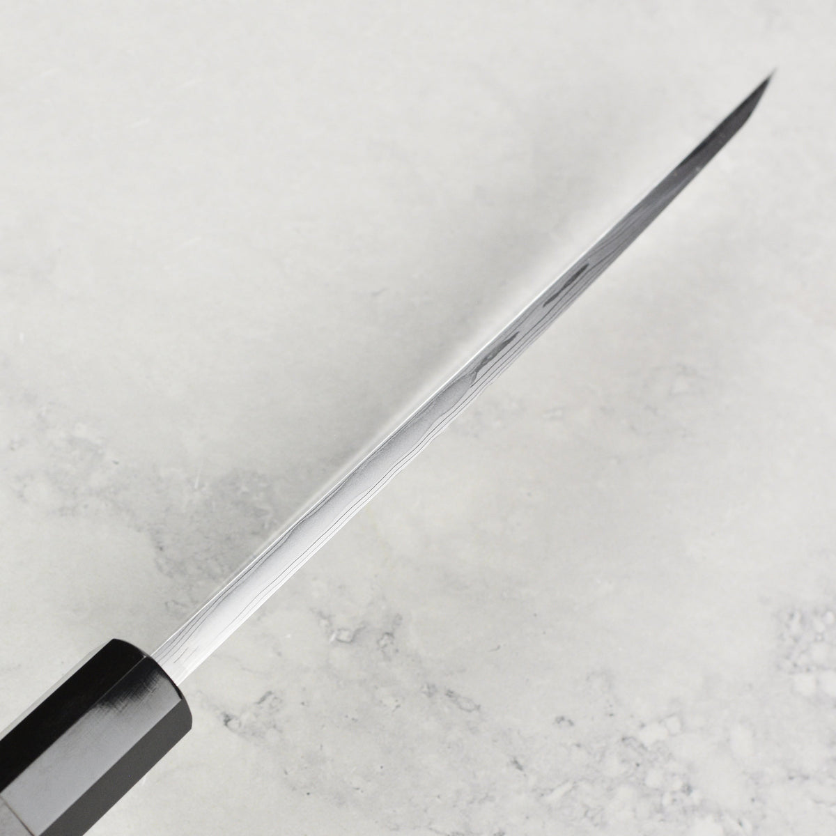 Hatsukokoro x Yauji Aogami #2 Damascus 6.5" Single Bevel Deba