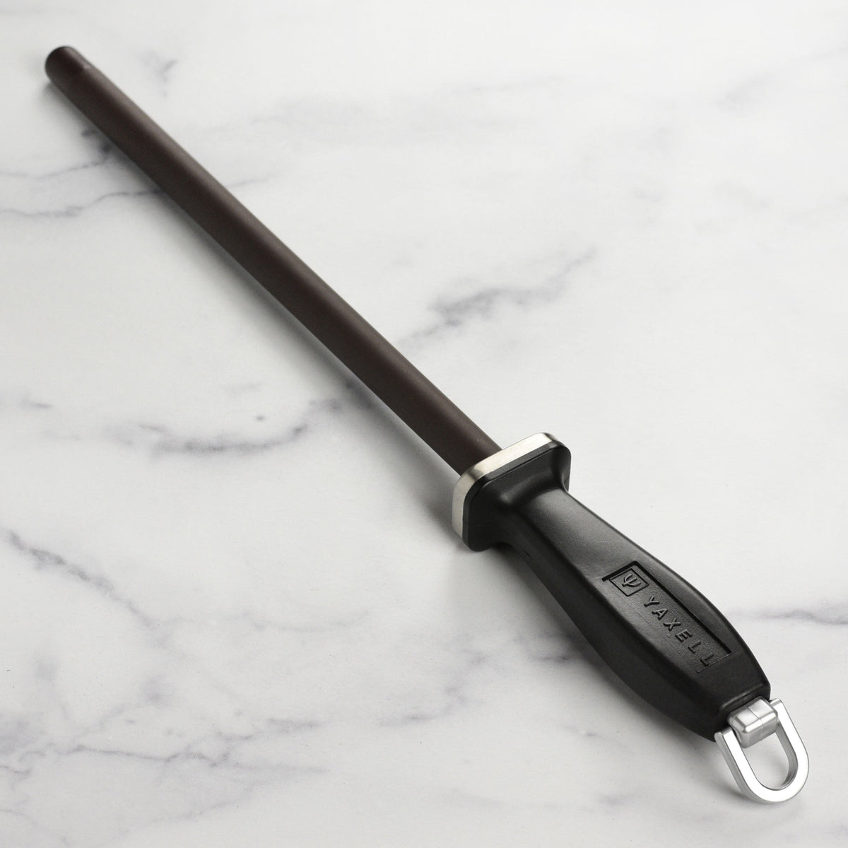 Yaxell 10.5" Reinforced Black Ceramic Sharpening Rod