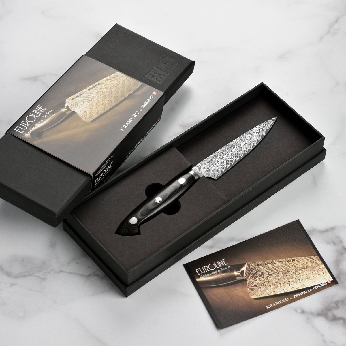 Kramer Stainless Damascus 5" Utility Knife