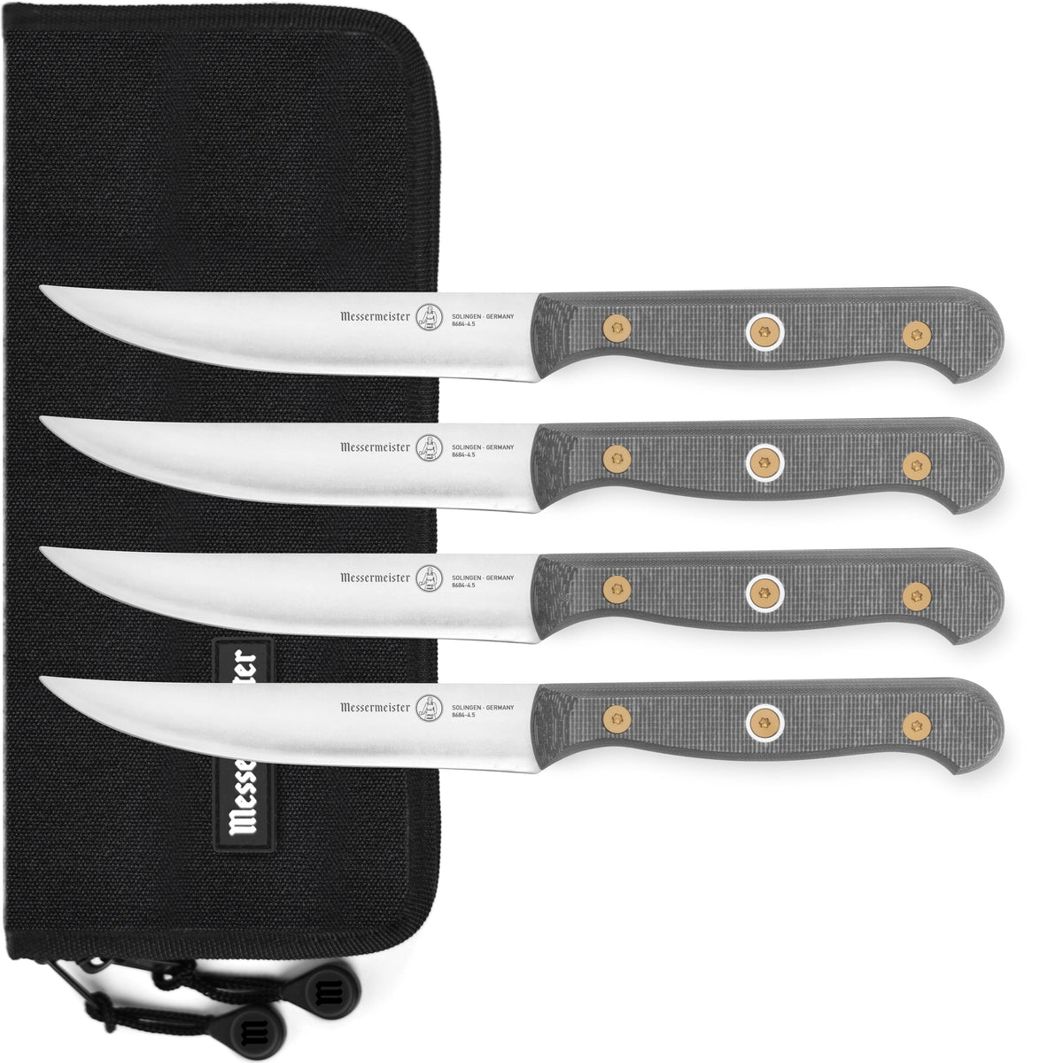 Messermeister Custom Micarta 4 Piece Steak Knife Set