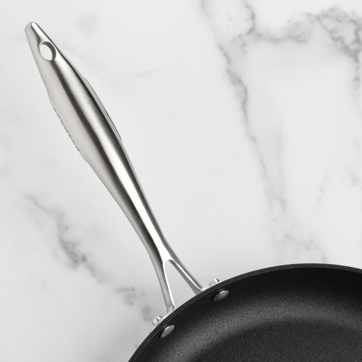 Scanpan CX+ 12.5" Stainless Steel Nonstick Fry Pan with Lid
