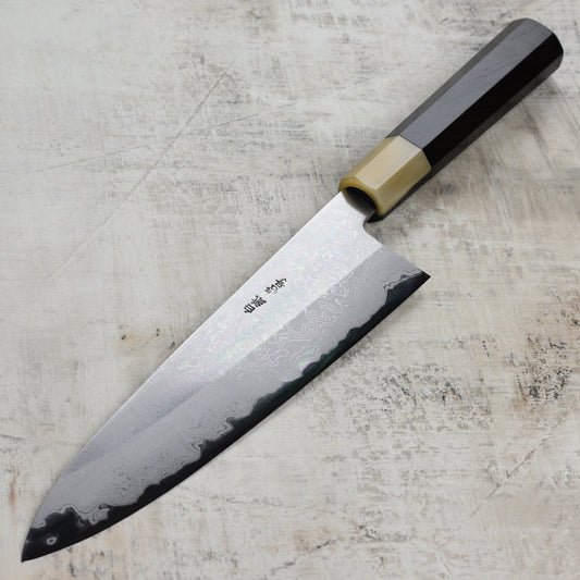 Yoshikazu Tanaka Shirogami #1 Damascus 9.4" Gyuto