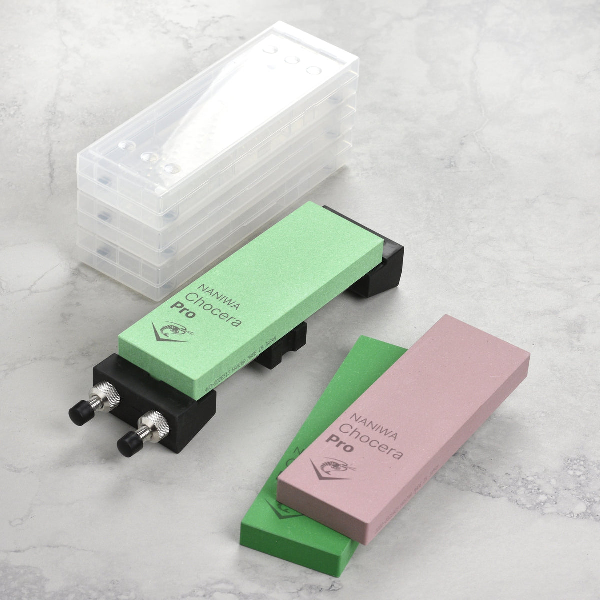 Naniwa Chocera Pro Whetstone Bundle