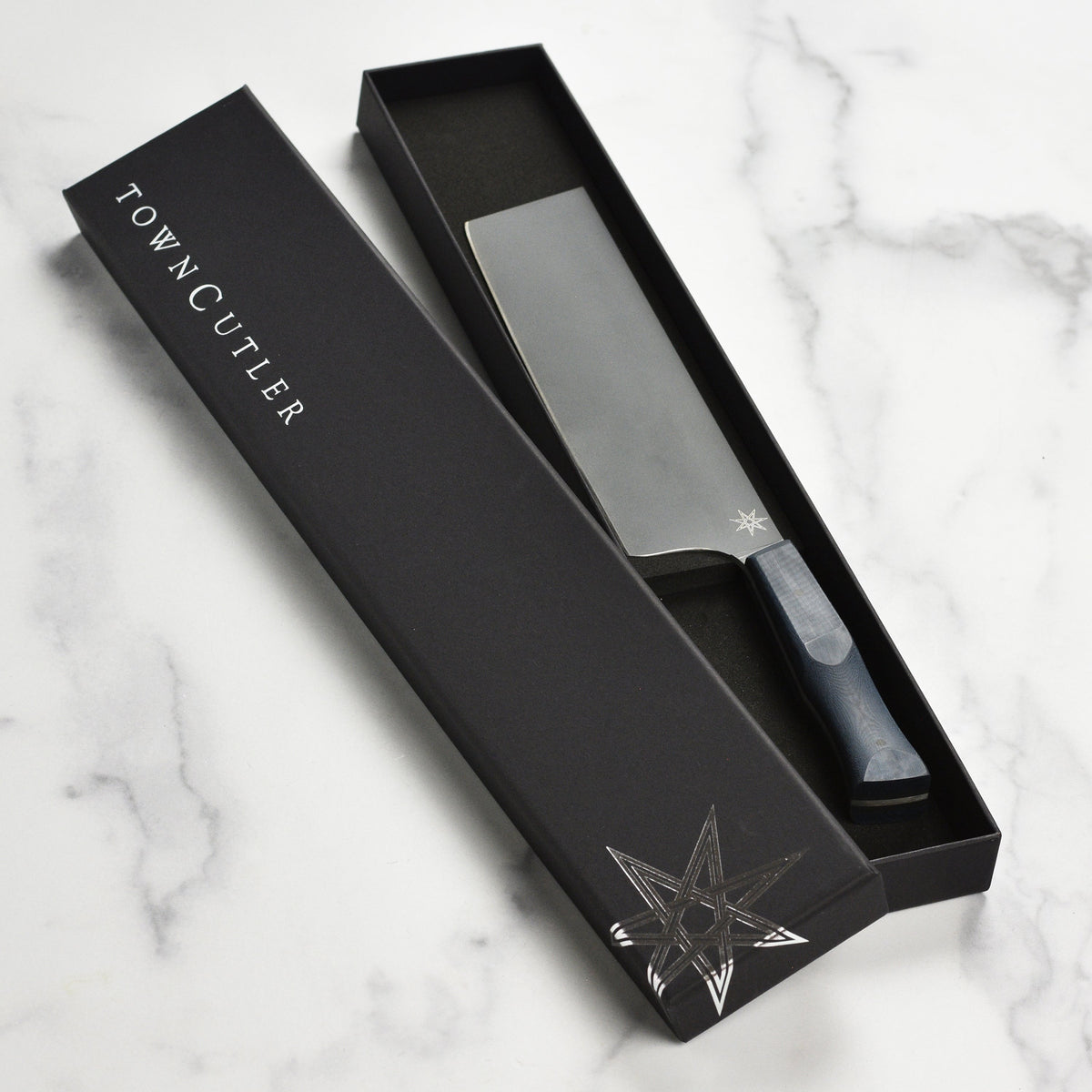 Town Cutler eXo Blue 7" Nakiri Knife