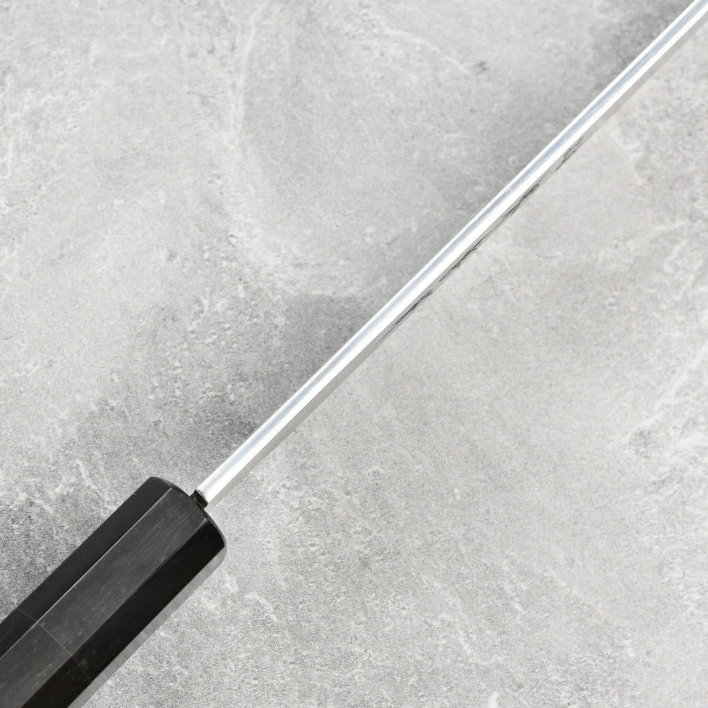 Takayuki Seiryu Aogami #2 Damascus Single-Bevel 10.6" Kengata Yanagiba with Saya