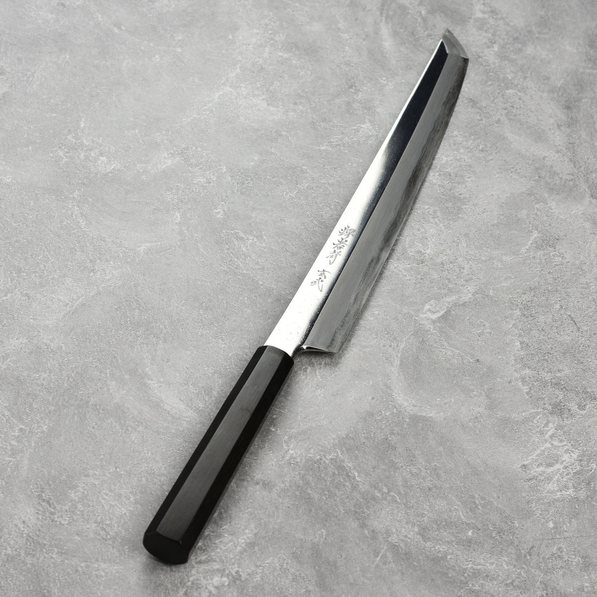 Takayuki x Itsuo Doi Genbu Aogami #2 Single-Bevel 11.8" Sakimaru Takohiki with Saya
