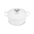 Le Creuset Signature Cast Iron 4.5-quart White Round Dutch Oven