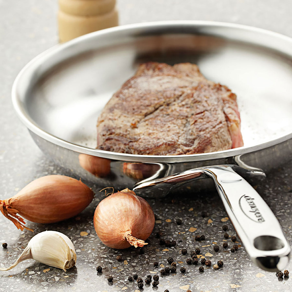 Demeyere Proline 9.4" Stainless Steel Fry Pan