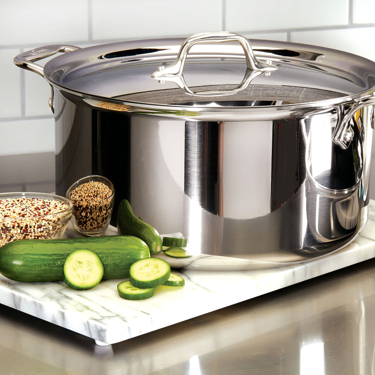 All-Clad d3 Stainless 8-quart Stock Pot