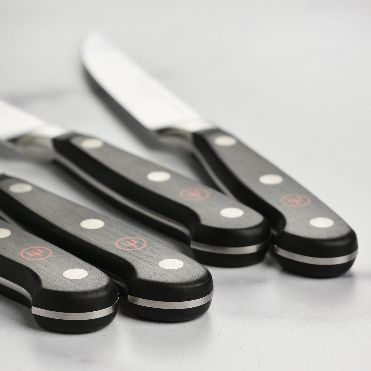 Wusthof Classic 4 Piece Steak Knife Set with Wood Case