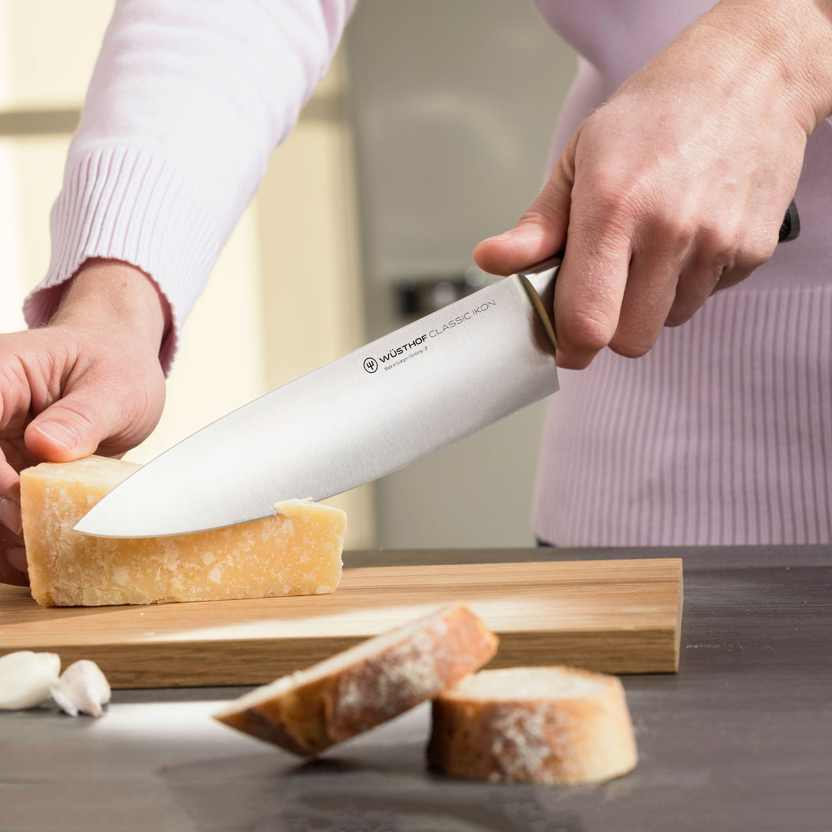 Wusthof Classic Ikon 7 Piece Acacia Slim Knife Block Set