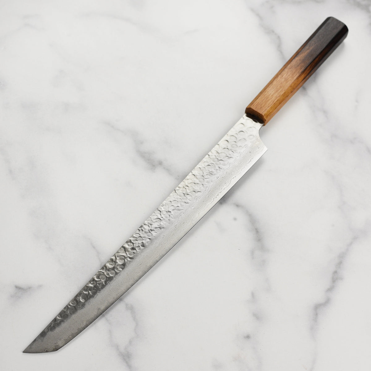 Takayuki Tsuchime Damascus Urushi 11.8" Sakimaru-Yanagiba