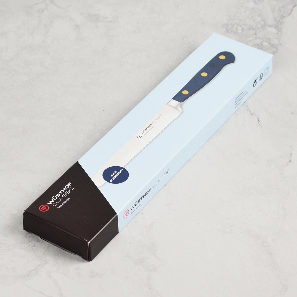 Wusthof Classic Wild Blueberry 5" Serrated Utility Knife