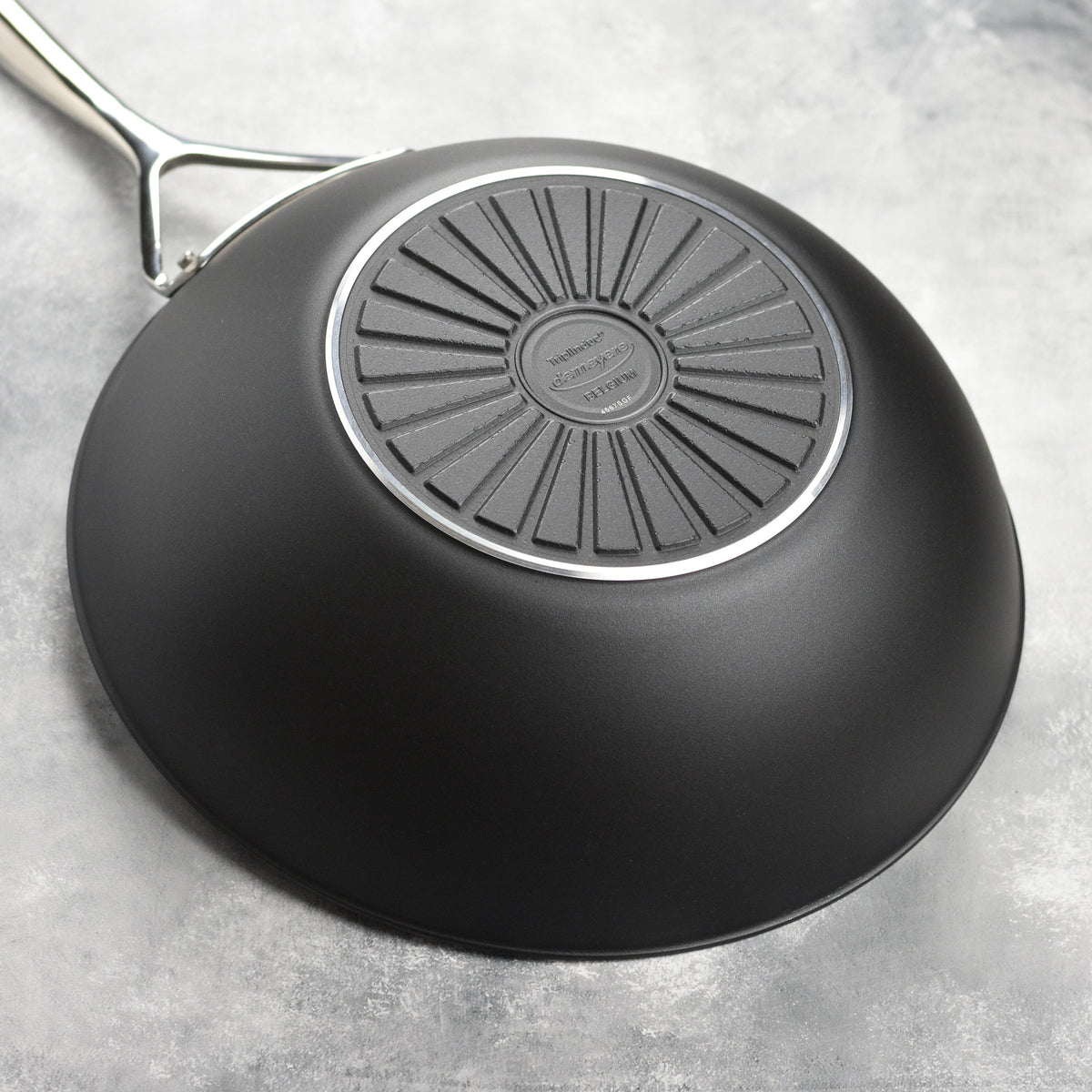 Demeyere 5-Plus 11" Stainless Steel Fry Pan with Glass Lid