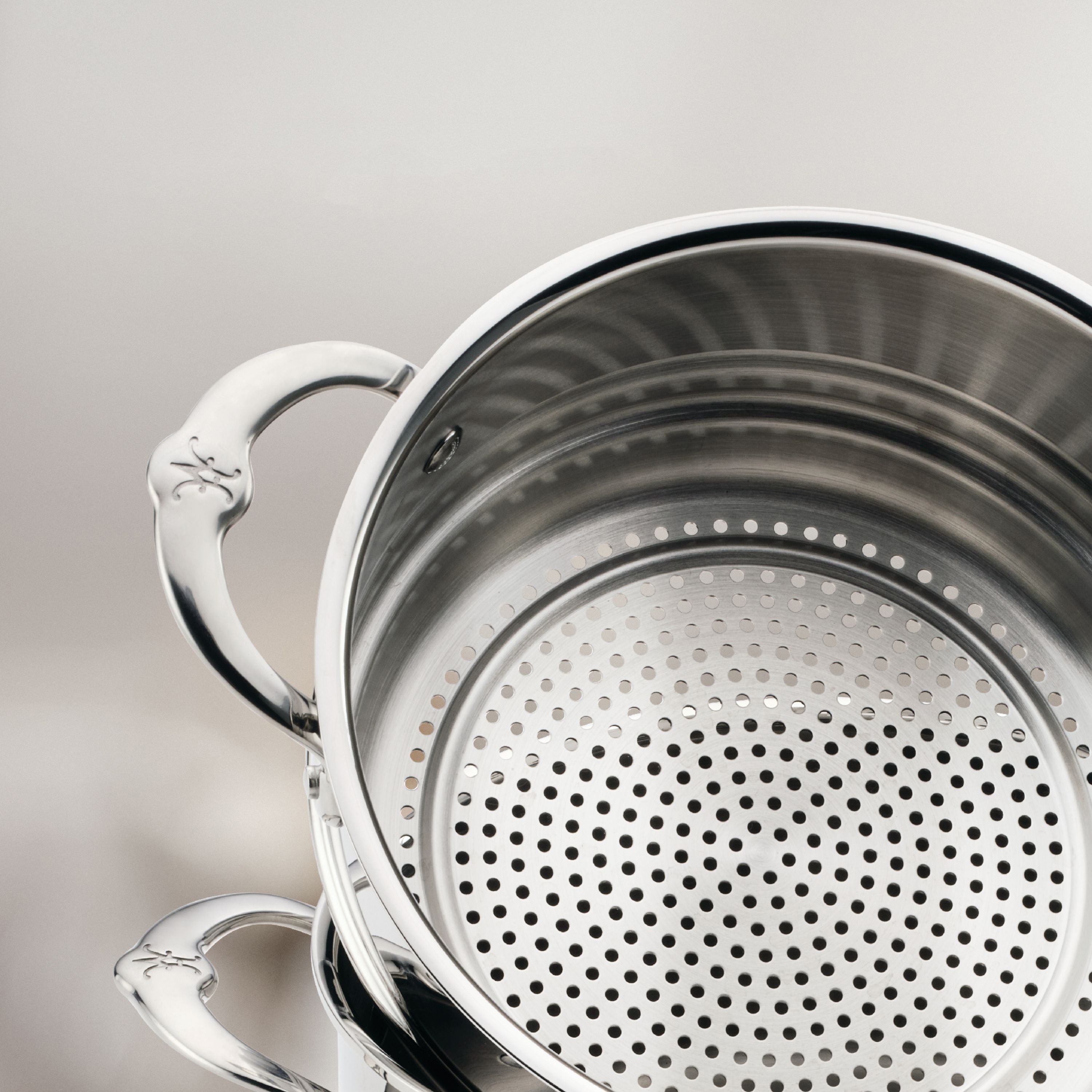 Hestan ProBond Luxe 3-quart Stainless Steel Soup Pot & Steamer Set