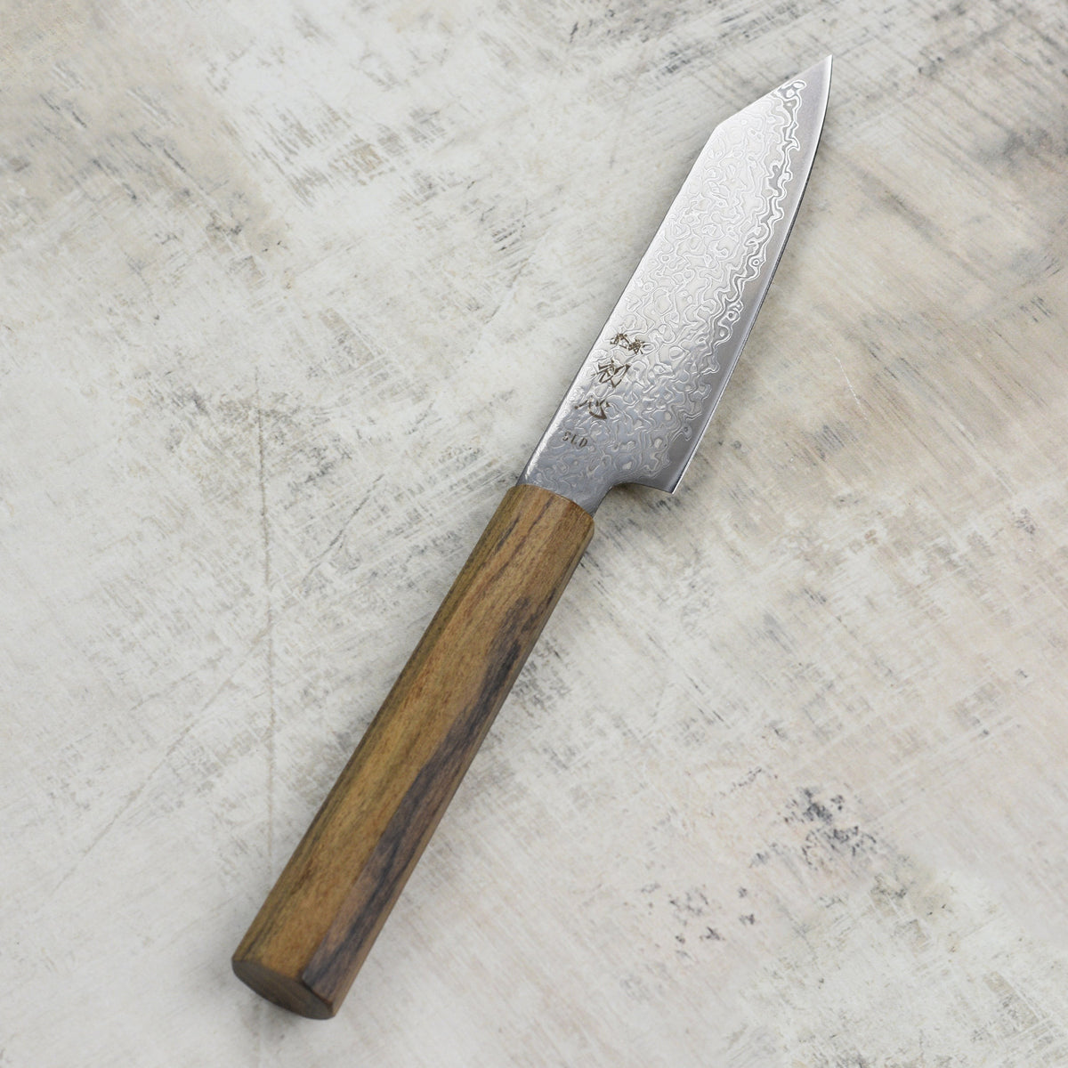Hatsukokoro Hikari SLD Kurozome Damascus 5" Kiritsuke Petty