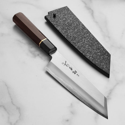 Takayuki x Itsuo Doi Homura SPAogami #2 7.7" Kengata Gyuto with Saya