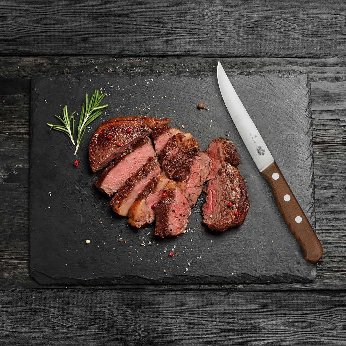 Victorinox Wood 4 Piece Fine Edge Steak Knife Set