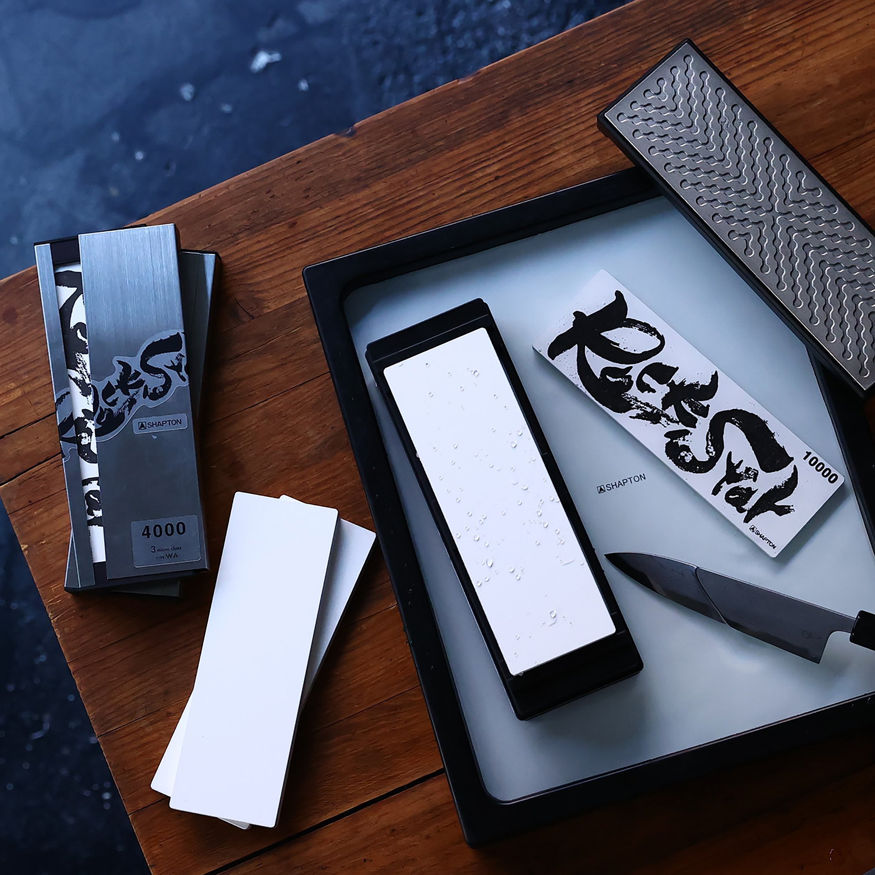 Shapton RockStar 500 Whetstone with Stainless Steel Case
