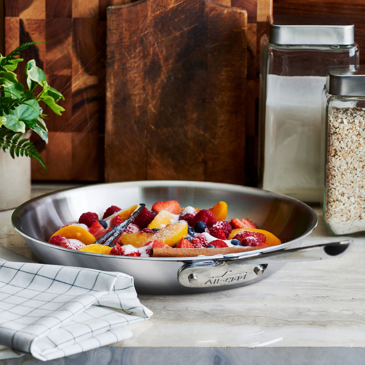 All-Clad d5 Brushed Stainless 12" Fry Pan