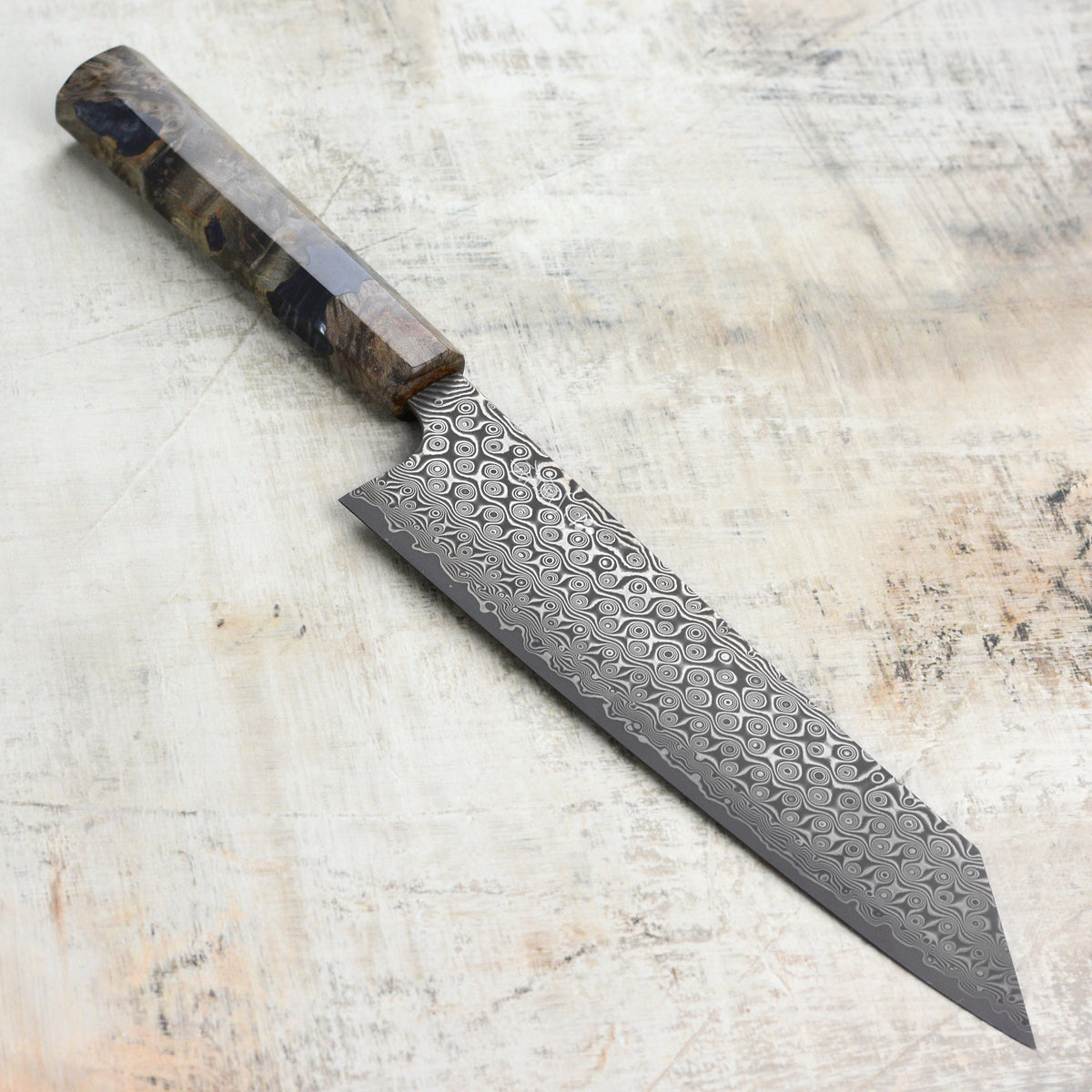 Nigara Anmon SG2 Damascus 9.4" Kiritsuke Gyuto