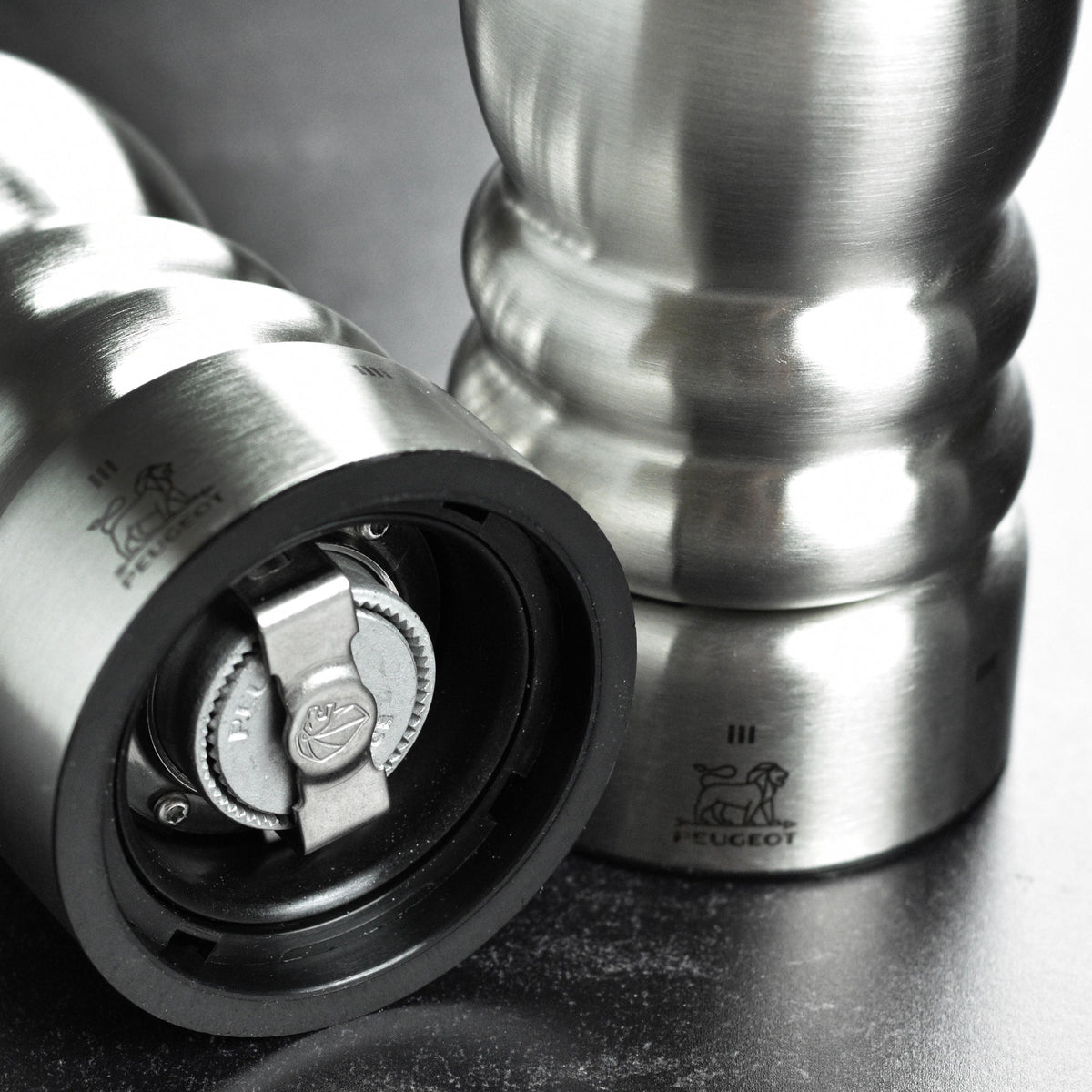 Peugeot Paris Stainless Steel 8.75" u'Select Salt & Pepper Mill Set