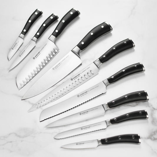 Wusthof Classic Ikon 16 Piece Walnut Knife Block Set