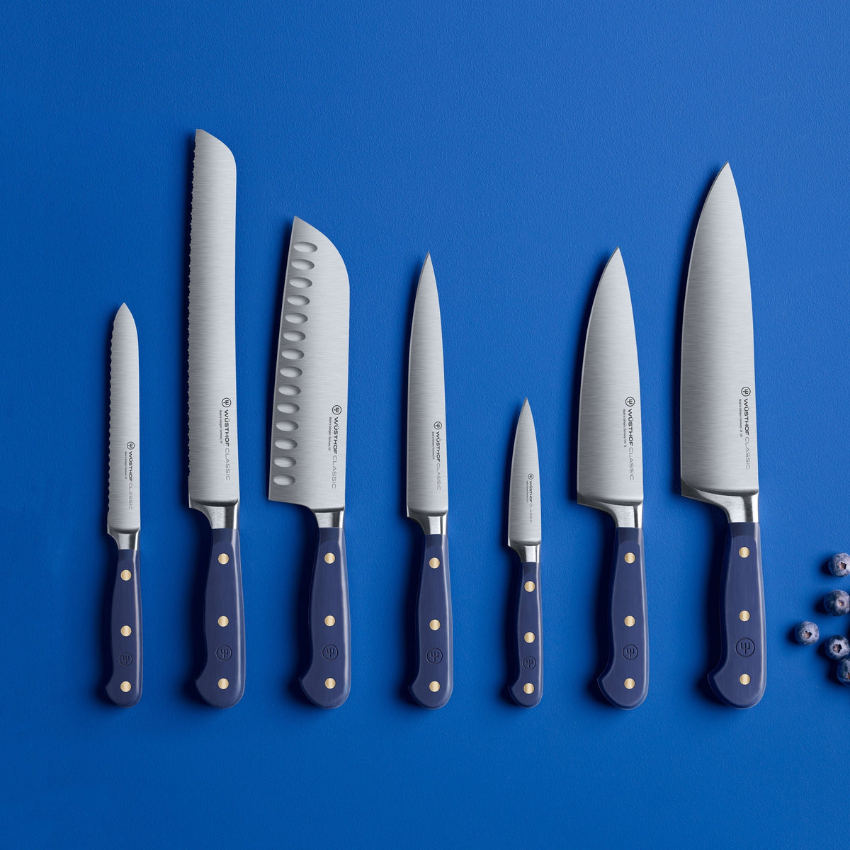 Wusthof Classic Wild Blueberry 8 Piece Knife Block Set