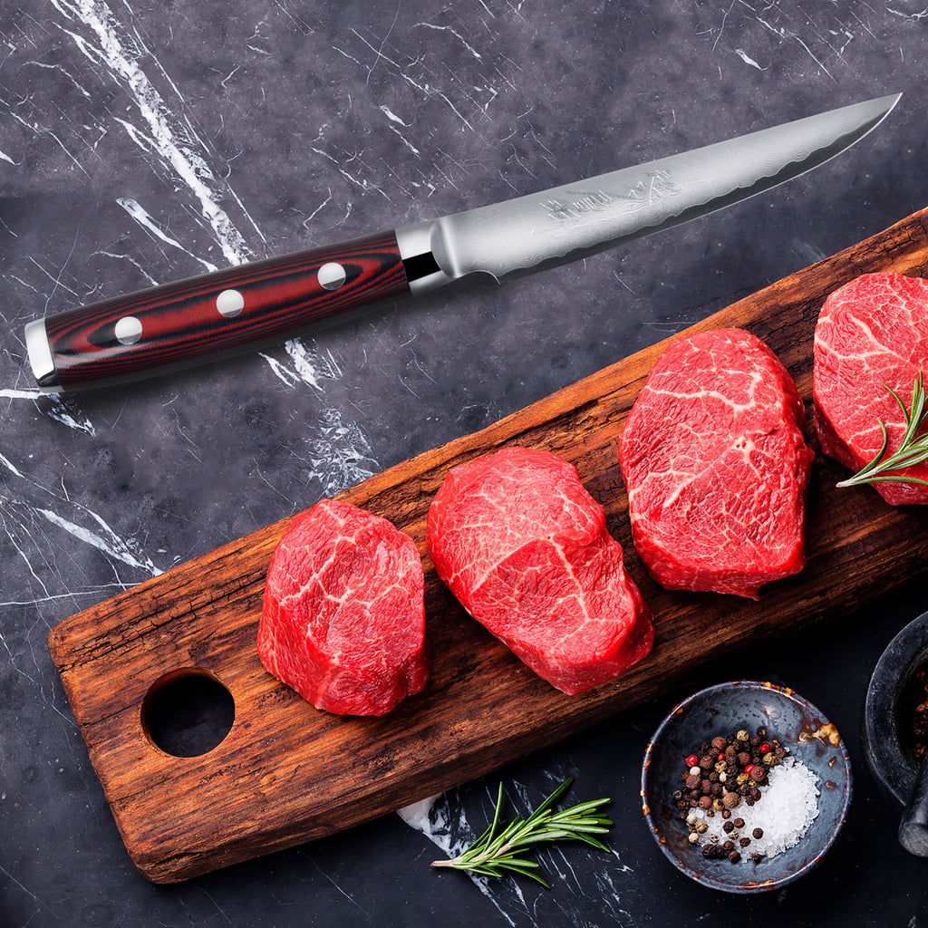 Yaxell Super Gou SG2 4 Piece Steak Knife Set