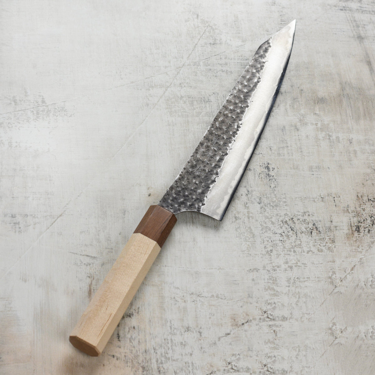 Wusthof Classic Velvet Oyster 7" Hollow Edge Santoku Knife