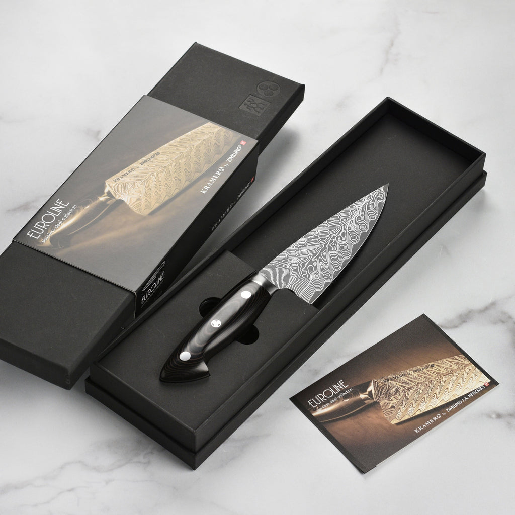 Kramer Stainless Damascus 6" Chef's Knife