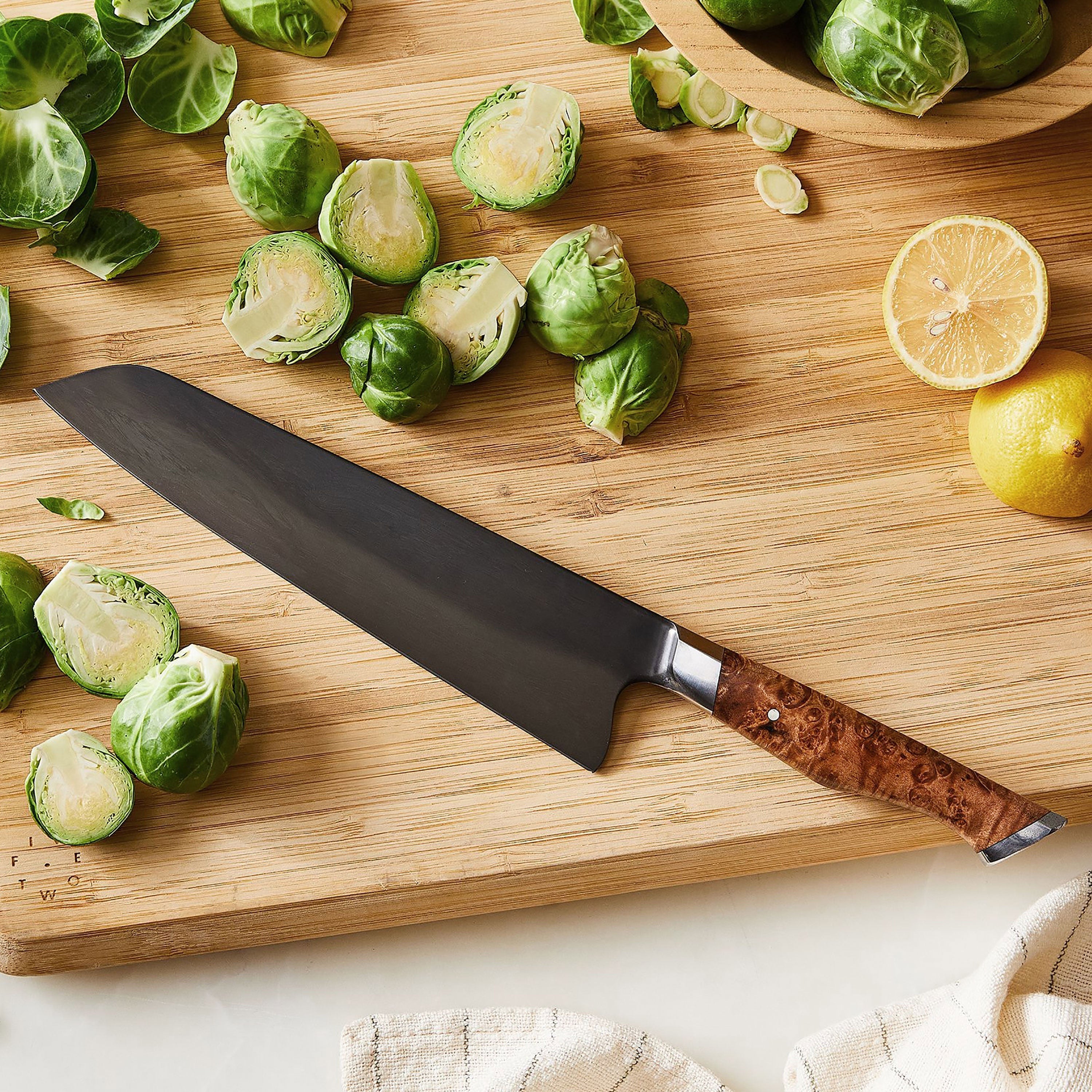 Steelport Carbon Steel 8" Chef's Knife with Oregon Maple Magnetic Sheath