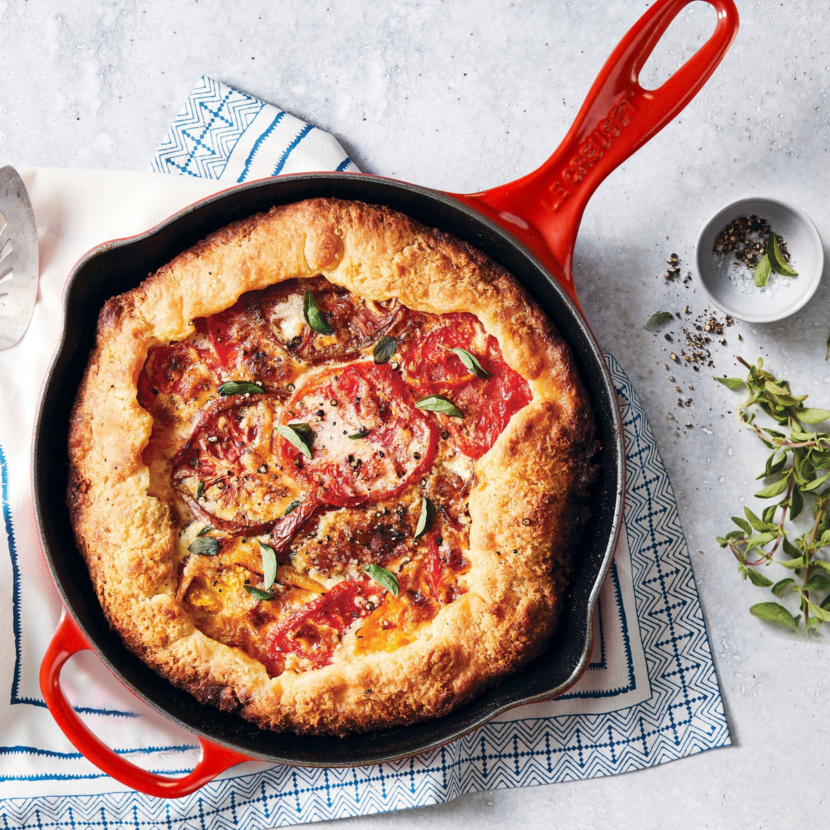 Le Creuset Signature Cast Iron 10.25" Cerise Skillet