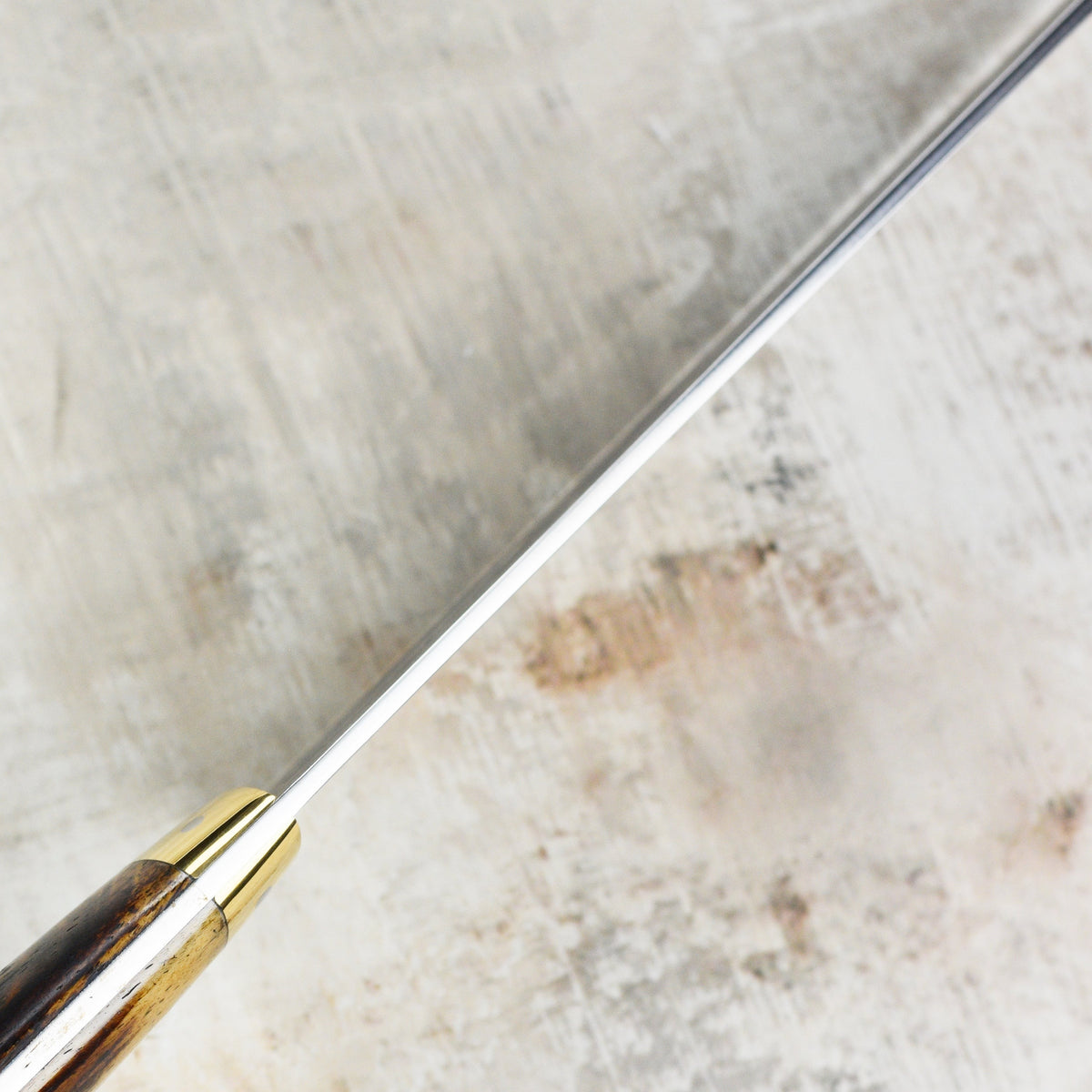 Saji VG10 Black Damascus 7" Bunka with Horn Handle