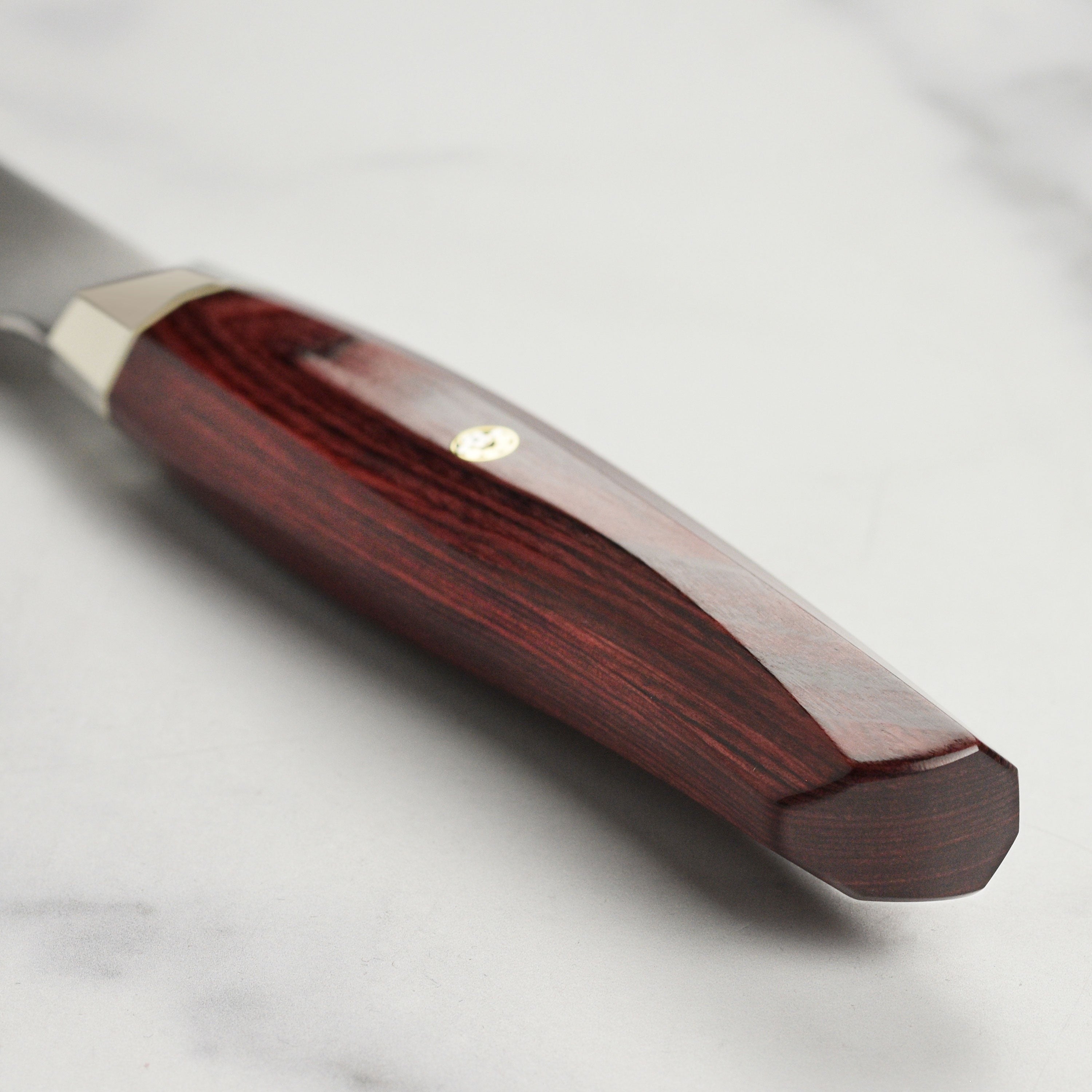 Zanmai Revolution SG2 9" Kiritsuke with Red Pakkawood Handle