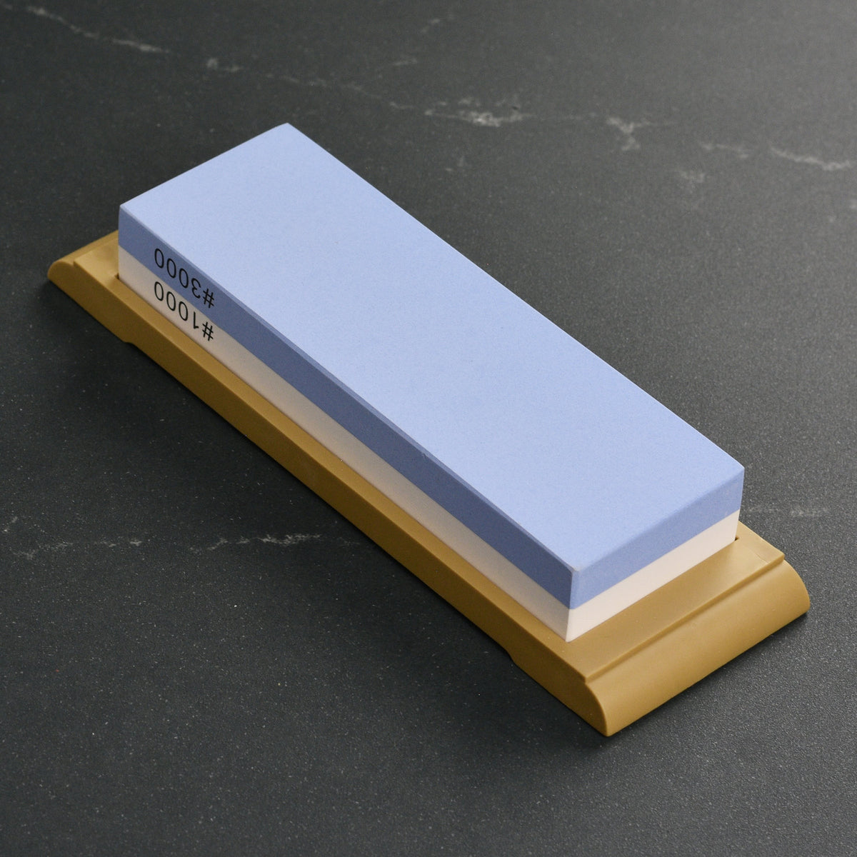 Yaxell 1000/3000 Combination Water Stone with Base & Leveling Stone
