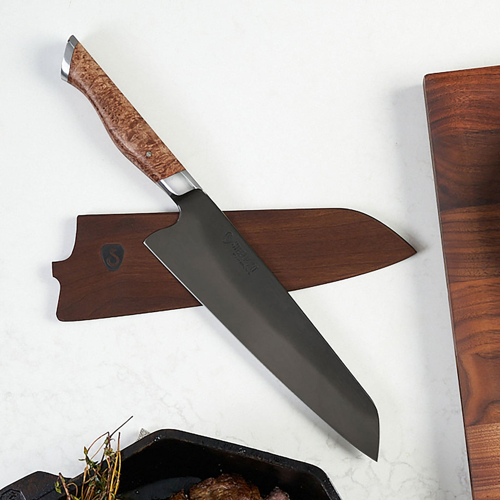 Steelport Carbon Steel 3 Piece Knife Set with Oregon Maple Magnetic Sheaths